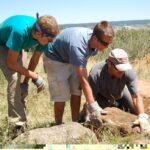 Zach Newton working on Trail 715